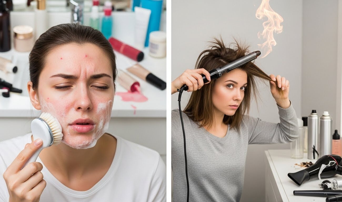 Common Beauty Mistakes That Are Ruining Your Skin and Hair