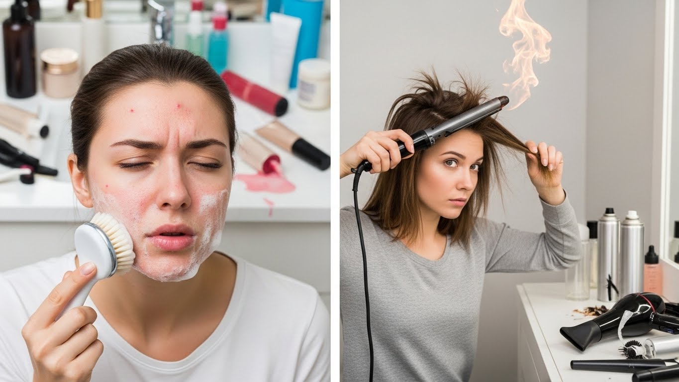 Common Beauty Mistakes That Are Ruining Your Skin and Hair