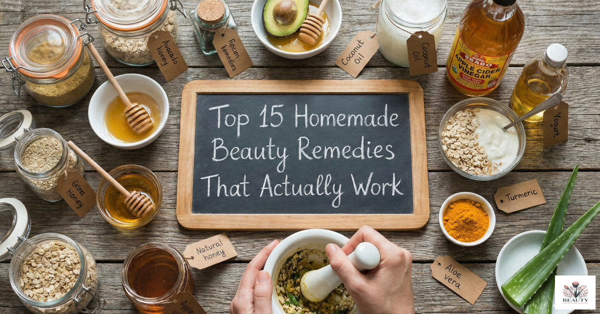 Top 15 Homemade Beauty Remedies That Actually Work